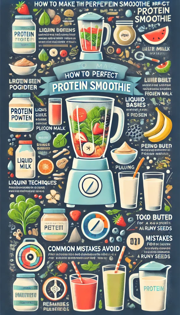 Info-graphic for protein Smoothie